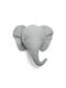 Mamas & Papas Детска Декоративна Фигурка на Животно Животни Сив Born to be Wild Elephant 38x18x35εκ.