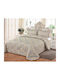 Liolios Home Bettdecken-Set Großes Doppelbett 240x250cm Classico 1875 Dark Grey 3Stück 240 GSMGsm