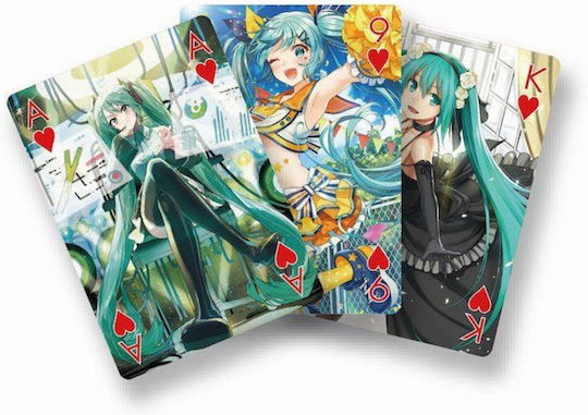 Sakami Merchandise Hatsune Miku Συλλεκτική Τράπουλα Πλαστικοποιημένη για Poker