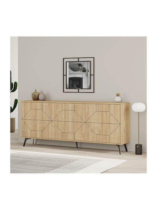 Dune Wooden Buffet Οξιά L184xW35xH77.4cm