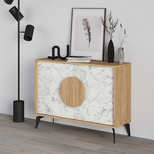 Μπουφές Gora Ξύλινος Οξιά / Λευκό 110x35.6x82cm