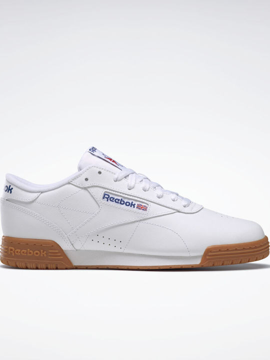 Reebok Exofit Lo Clean Ανδρικά Sneakers White / Vector Red / Vector Blue