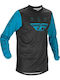 Fly Racing F-16 Pentru bărbați Tricou Motocross Mânecă lungă Black/Blue