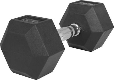 Optimum Rubber Hexagon Dumbbell 1 x 12.5kg