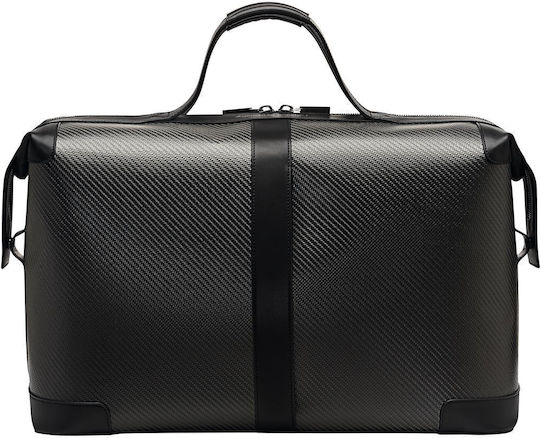 Porsche Design Weekender Σακ Βουαγιάζ Μαύρο από Δερματίνη Μ50xΠ22xΥ32εκ.