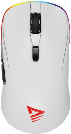 Savio Rift Ασύρματο RGB Gaming Ποντίκι 10000 DPI Λευκό