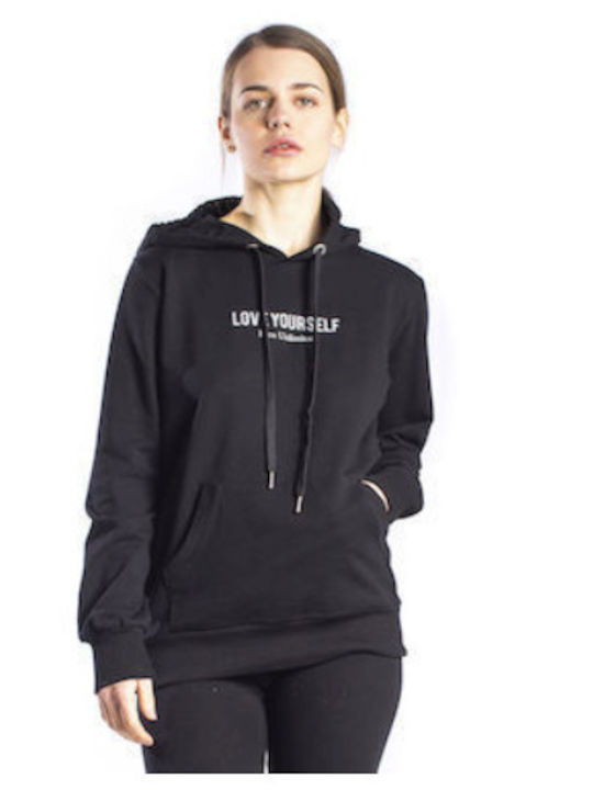 Paco & Co Women's Hooded Sweatshirt Black