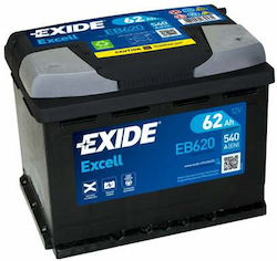Exide Μπαταρία Αυτοκινήτου με Χωρητικότητα 62Ah και CCA 540A