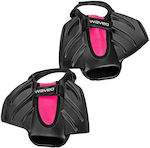 Waveo Βατραχοπέδιλα Κολύμβησης Κοντά Swim Fins Black-Pink