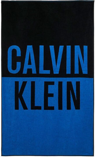 Calvin Klein Beach Towel Cotton Blue 160x85cm.