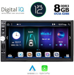 Digital IQ Sistem Audio Auto 2DIN (Bluetooth/USB/AUX/WiFi/GPS/Apple-Carplay/Partitură) cu Ecran Tactil 7"