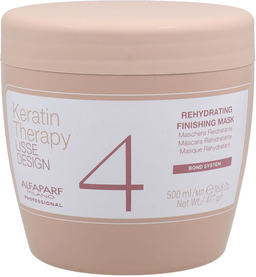 Alfaparf Milano Professional Keratin Therapy Lisse Design Маска за Коса за Блясък с Кератин 500ml