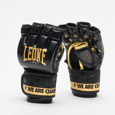 Leone DNA MMA Handschuhe aus Kunstleder Gray