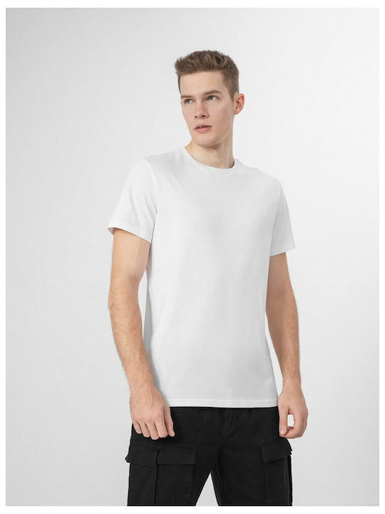 Outhorn T-shirt Bărbătesc cu Mânecă Scurtă Alb