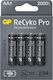 GP Batteries ReCyko Pro Επαναφορτιζόμενες Μπαταρίες AA Ni-MH 2000mAh 1.2V 4τμχ