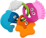 Chicco Ψαράκια Teething Rattle made of Silicone for 3 m+ 1pcs