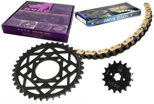 Ryno Σετ Γρανάζια Αλυσίδα (14-36-428) για Honda Astrea Grand 100
