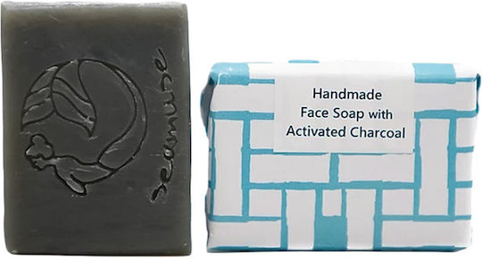 Seamuse Activated Charcoal Soap Bar Cleansing Face for Acne-Prone Skin 35gr
