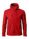 Winter Jacket Softshell Waterproof and Windproof Red