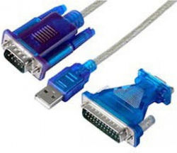 Vnzane Cable USB-A to RS232 25-pin male / RS232 9-pin female 0.5m (04.001.0414) 1pcs