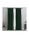 La Maison Blanche Curtain With Pencil Pleat 5233 09 Green 145x270cm