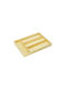 Tpster Besteckeinsatz für Schubladen Hölzernes 33x25x3cm Beiges