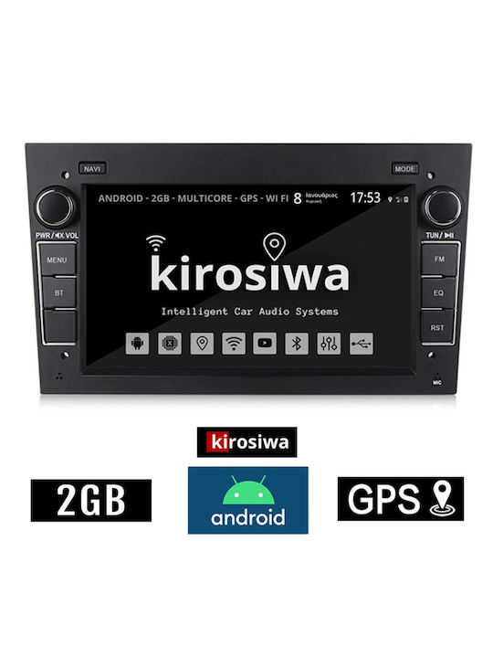 Kirosiwa Car Audio System for Opel Corsa / Astra / Vectra / Zafira / Meriva / Vivaro 2004-2011 (Bluetooth/USB/WiFi/GPS) with Touch Screen 7"