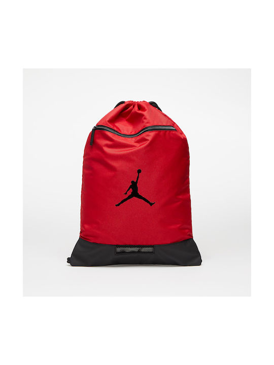 Jordan Sport Gym Sack Ανδρική Τσάντα Πλάτης Γυμναστηρίου Κόκκινη