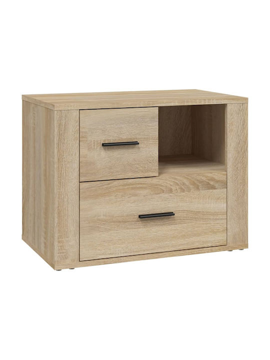 Wooden Bedside Table Sonoma 60x36x45cm