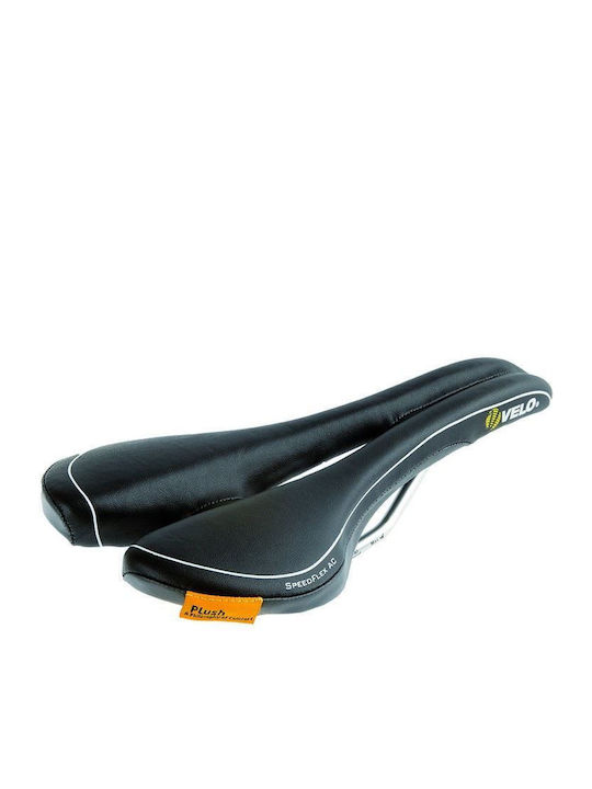 Velo Plush Airchannel Comp Black Bicycle Saddle MTB 275x130MM