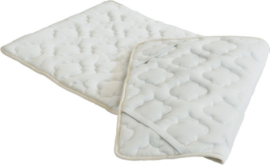 Elatirio Strom Matratzentopper Classic Einzel Polyester mit Gummibändern 90x190x2cm