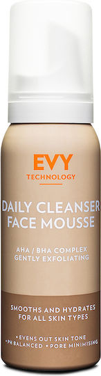 Evy Technology Daily Cleanser Αφρός Καθαρισμού Προσώπου για Ακνεϊκές Επιδερμίδες 100ml