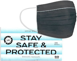 Larisa Face Cover Stay Safe & Protected Ιατρική Μάσκα Type II Μιας Χρήσης Χειρουργική Τύπου II 50τμχ Larisa Face Cover Stay Safe & Protected Ιατρική Μάσκα Type II Μιας Χρήσης Χειρουργική Τύπου II 50τμχ
