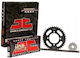 JT Sprockets Kit lanț și pinion pentru Modenas Kristar 125