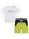 Timberland Kids Set with Shorts Summer 2pcs White