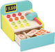 Children's Wooden Toy Cash Register for 1.5+ Years 12 Pieces