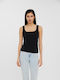 Vero Moda Women's Summer Blouse Cotton Sleeveless Black