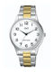 Q&Q Herrenuhr 40mm Batterie mit Metallarmband
