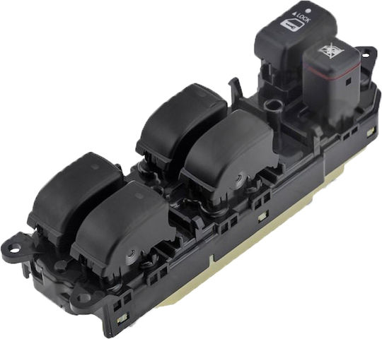NTY Comutator geamuri auto pentru Toyota Croazieră pe uscat Prado 2004+ 20pin Negru