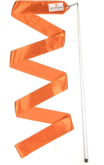 Athlopaidia Rhythmic Gymnastics Ribbon 6m Orange