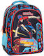 Energy With 3 Compartments School Backpack For Elementary With Water Bottle Holder Multicolour 25L 32 x 18 x 43cm