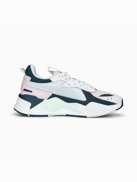 Puma RS-X Reinvention Γυναικεία Chunky Sneakers White / Pearl Pink