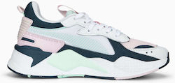 Puma RS-X Reinvention Γυναικεία Chunky Sneakers White / Pearl Pink