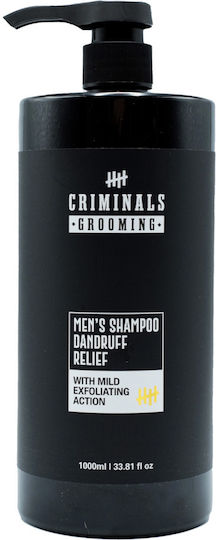 Criminals Dandruff Relief Σαμπουάν κατά της Πιτυρίδας για Όλους τους Τύπους Μαλλιών 1000ml