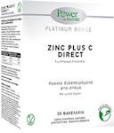 Power Of Nature Platinum Range Zinc Plus C Direct 20 pliculețe Lămâie