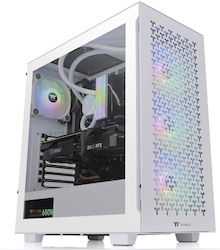 Thermaltake V350 TG ARGB Air Gaming Midi Tower Κουτί Υπολογιστή Λευκό