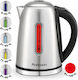 Rohnson Kettle 1.7lt 2200W Silver