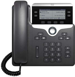 Cisco CP-7821-3PCC-K9= Wired IP Phone with 2 Lines Black