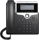Cisco CP-7821-3PCC-K9= Ενσύρματο Τηλέφωνο IP 2 γραμμών Μαύρο