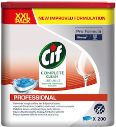Cif Complete Clean All in 1 Commercial Eco-Friendly 200 Dishwasher Pods Cif Complete Clean All in 1 Commercial Eco-Friendly 200 Dishwasher Pods